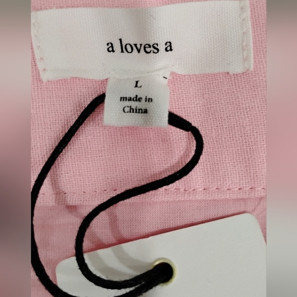 PINK LINEN BLEND PLEATED FULL SKIRT NWT - Picture 6 of 10